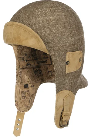 Stetson Convertible Herringbone Pilotenmuts by