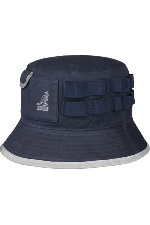 Kangol Waxed Utility Bucket Katoenen Hoed by