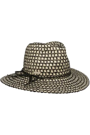 Seeberger Twotone Fedora Strohoed by