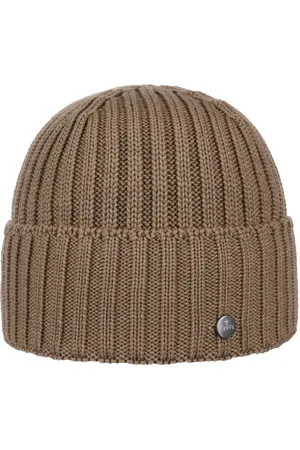 Lierys Merino Muts met Omslag en Fleece by
