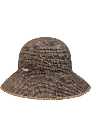 Seeberger Eliza Raffia Cloche Strohoed by