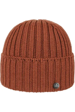 Lierys Merino Gebreide Muts met Omslag by