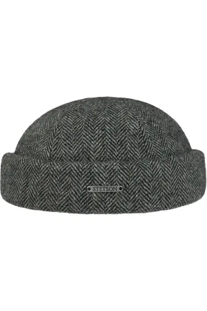 Stetson Lavoy Herringbone Wool Dockermuts by