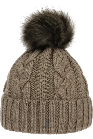 McBURN Cable Knit Muts met Omslag by