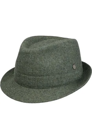 Lierys Shetland Wool Trilby Wollen Hoed by