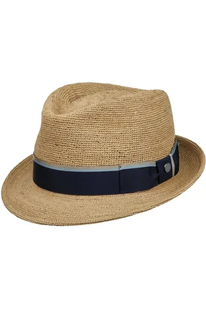 Lierys Crochet Trilby Raffia Hoed by