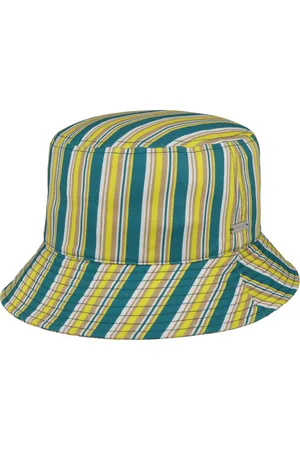 Kangol 70s Stripe Bucket Stoffen Hoed by