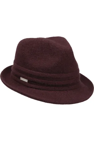 Seeberger Uni Trilby Wollen Hoed by