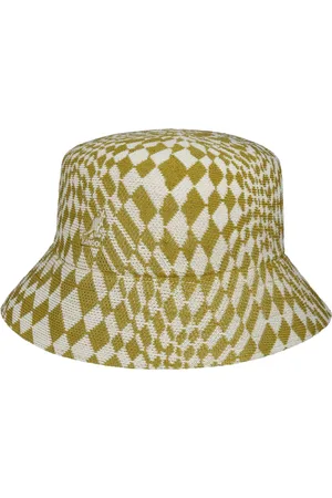 Kangol Warped Check Bucket Stoffen Hoed by