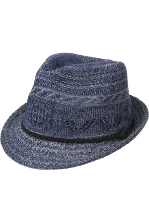 Lipodo Camerson Cotton-Mix Trilby Hoed by