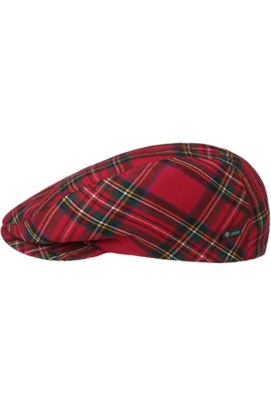 Lipodo Tartan Check Flat Cap by