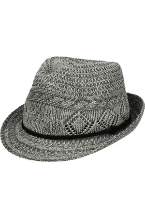 Lipodo Camerson Cotton-Mix Trilby Hoed by