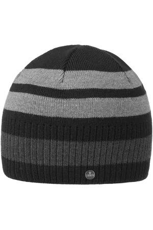 Lierys Fine Merino Stripes Beanie Muts by
