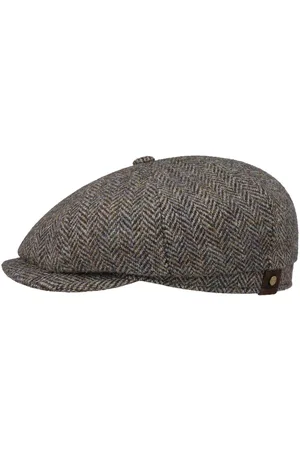 Stetson Hatteras Harris Tweed Herringbone Pet by