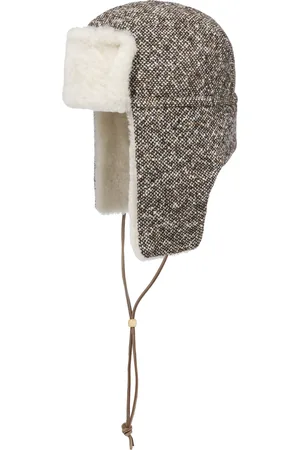 Lierys Tweed Lambswool Pilotenmuts by