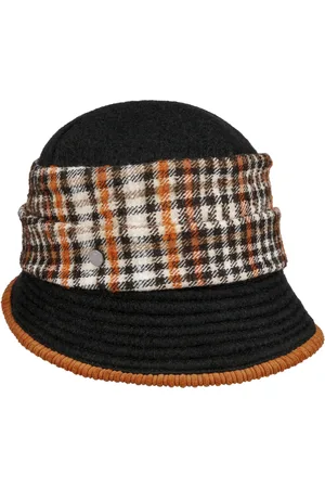 Lierys Asym Brim Bucket Stoffen Hoed by