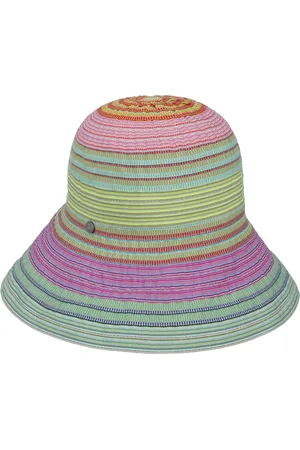 Lierys Multicolour Stripes Stoffen Hoed by