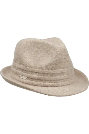 Seeberger Uni Trilby Wollen Hoed by