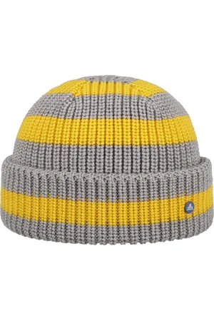 Hammaburg Twotone Stripes Beanie Muts by
