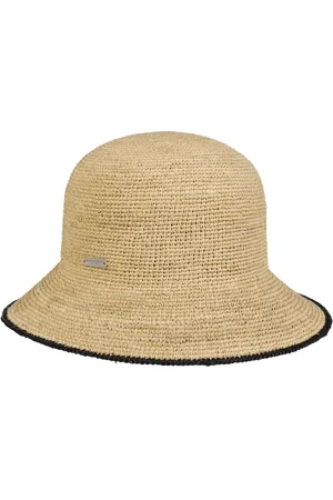 Seeberger Eliza Raffia Cloche Strohoed by
