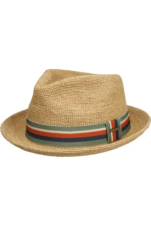 Stetson Littlefield Crochet Player Raffia Hoed by