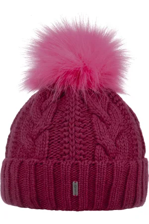 McBURN Cable Knit Muts met Omslag by