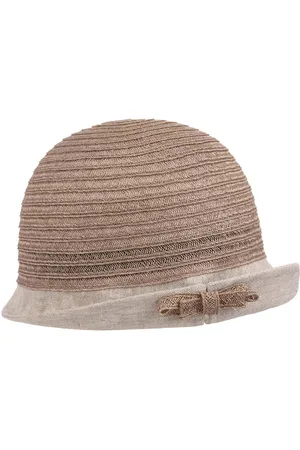bedacht Linda Hennep-Linnen Cloche Hoed by