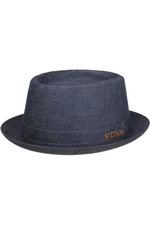 Stetson Danvick Denim Pork Pie Hoed by