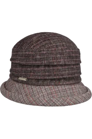 Seeberger Treviglio Check Cloche Hoed by