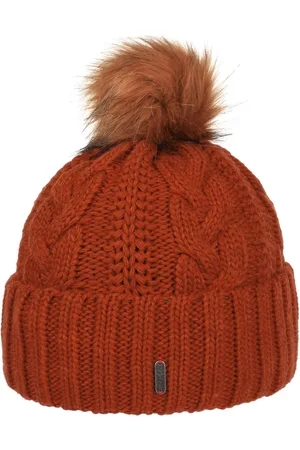 McBURN Cable Knit Muts met Omslag by