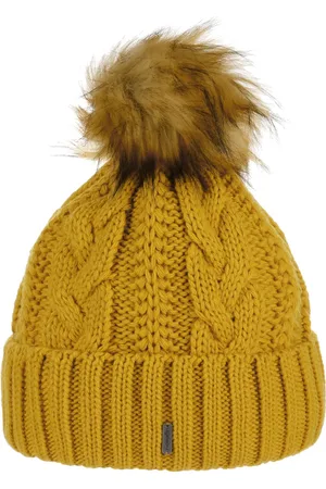 McBURN Cable Knit Muts met Omslag by