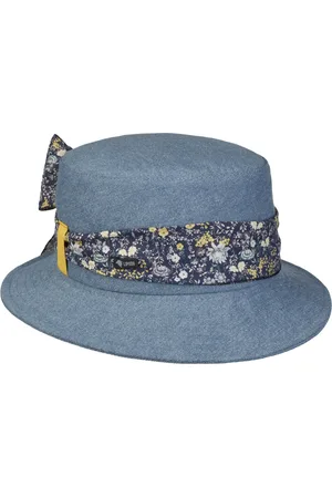 Lipodo Jovana Denim Stoffen Hoed by