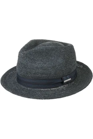Stetson Crochet Fedora Raffia Hoed by