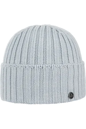 Lierys Merino Gebreide Muts met Omslag by