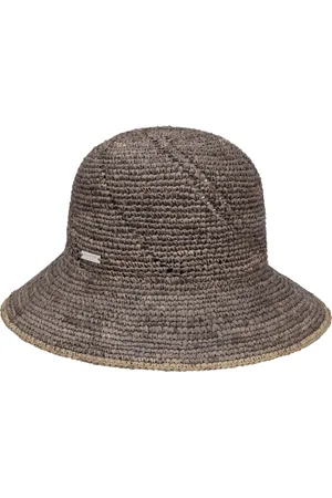 Seeberger Eliza Raffia Cloche Strohoed by