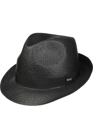 Lipodo Black City Trilby Hoed by
