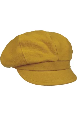 bedacht Linnen Newsboy Cap by