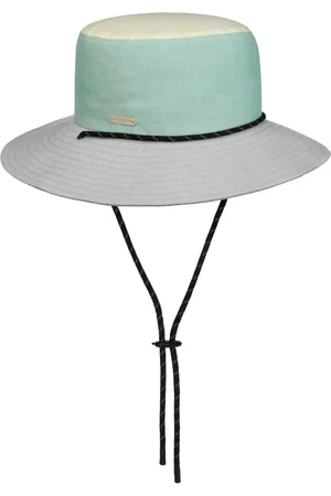 Seeberger Big Brim Bucket Stoffen Hoed by
