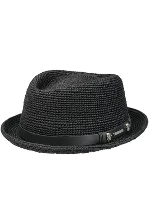 Stetson Diamond Crochet Raffia Hoed by