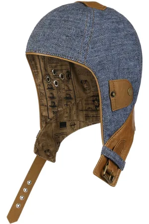 Stetson Linnen Cabriomuts met Leer by