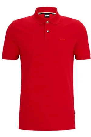 HUGO BOSS Pallas-polo van katoenpiqué met logodetails