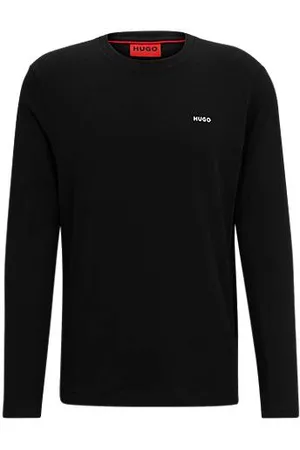 HUGO BOSS T-shirt van katoenen jersey met logoprint