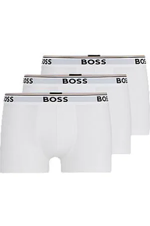 HUGO BOSS Set van drie korte boxers van stretchkatoen met logotailleband