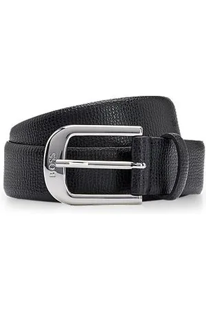 HUGO BOSS Riem van Italiaans leer met logogesp