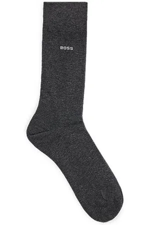 HUGO BOSS Logosokken met normale lengte van gekamde stretchkatoen