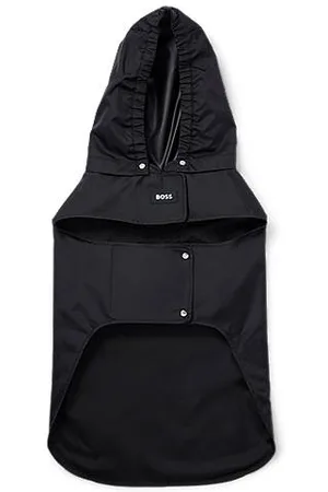 HUGO BOSS Regenjas voor honden van waterdicht materiaal met contrastlogo