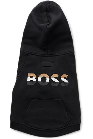 HUGO BOSS Hoodie voor honden met iconisch streeplogo