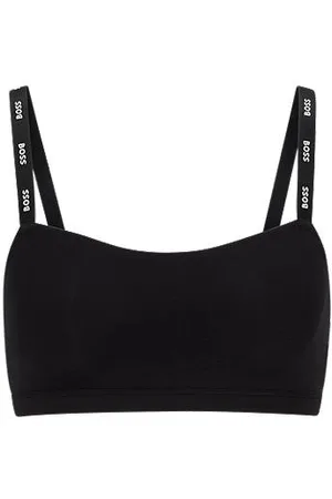 HUGO BOSS Bralette van stretchjersey met logobandjes