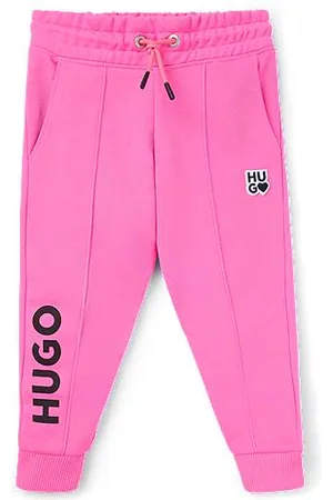 HUGO BOSS Trainingsbroek voor kinderen van fleece met logodetails