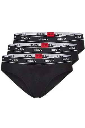 HUGO BOSS Set van drie slips van stretchkatoen met logotailleband